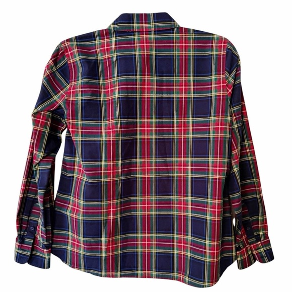 Talbots Classic Shirt in Scenic Plaid Size SP - Picture 2 of 9